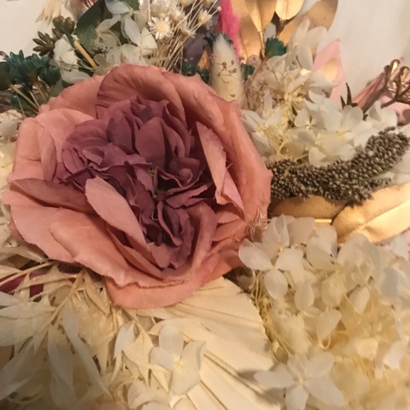 Angel Wings Hand Crafted Angel Floral Custom Floral Arrangement Beautiful Rose … - Picture 2 of 5